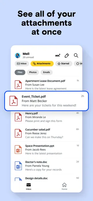 ‎AOL Mail, News, Weather App screenshot 1
