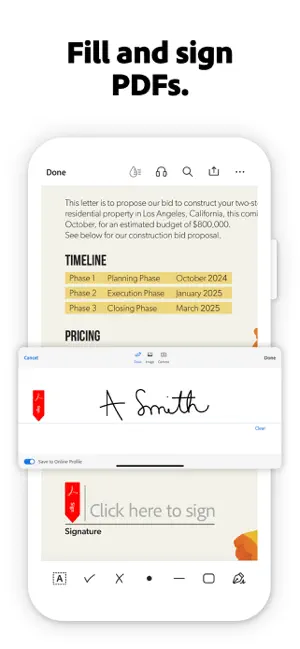 ‎Adobe Acrobat Reader: Edit PDF App screenshot 1