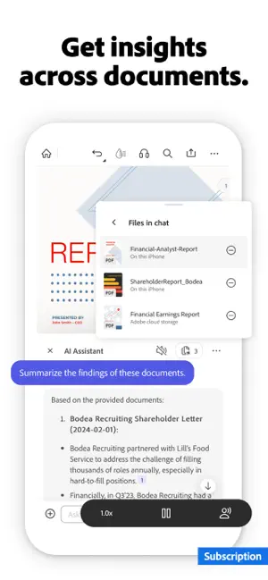 ‎Adobe Acrobat Reader: Edit PDF App screenshot 1