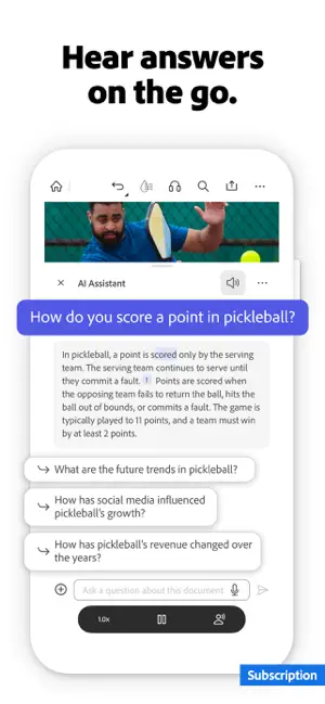‎Adobe Acrobat Reader: Edit PDF App screenshot 1