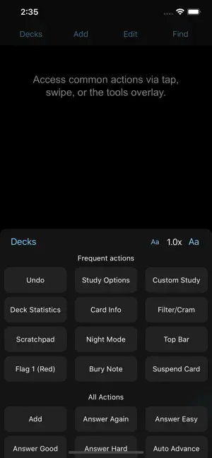 ‎AnkiMobile Flashcards App screenshot 1