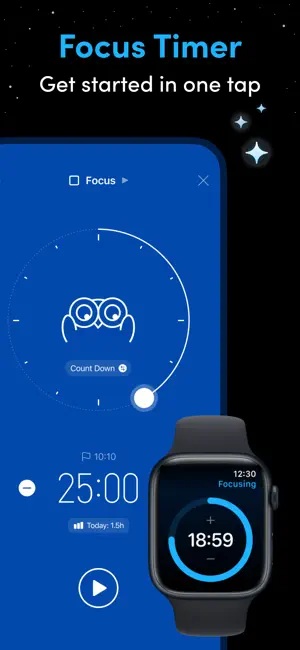 ‎Bluebird Focus Timer App screenshot 1