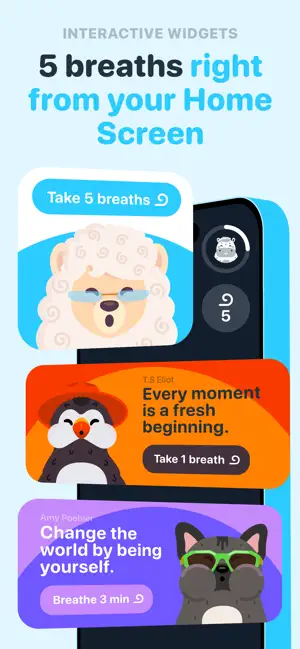‎Breathe Sleep Focus Mindllama App screenshot 1