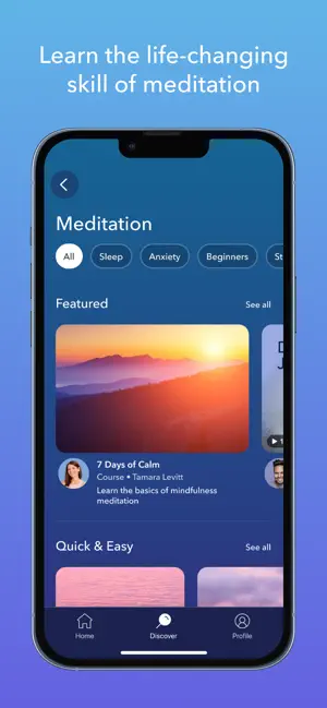 ‎Calm App screenshot 1