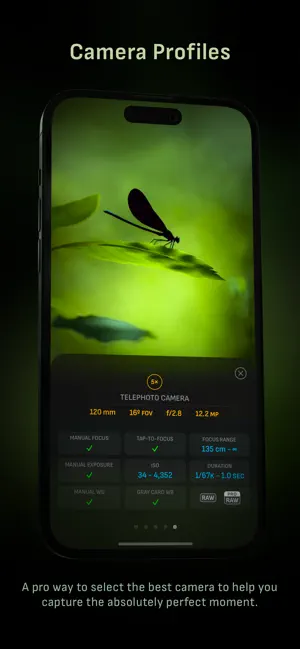 ‎Camera M - Pro Manual Camera App screenshot 1