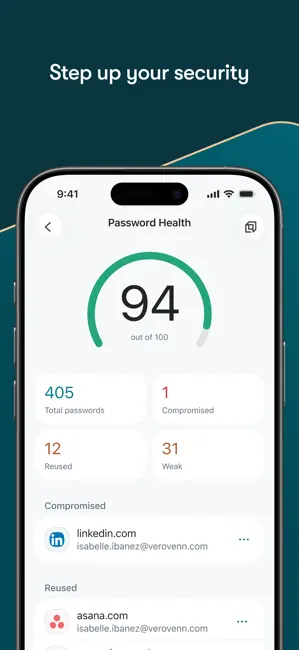 ‎Dashlane Password Manager App screenshot 1