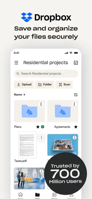‎Dropbox: Cloud Storage Backup App screenshot 1