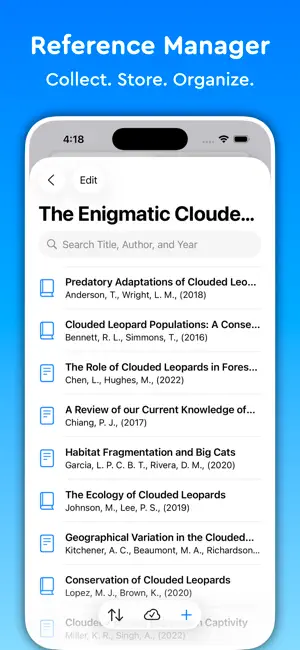 ‎Essayist: Academic Writing App App screenshot 1