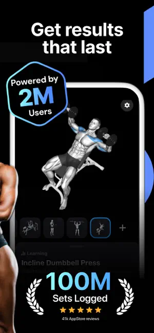 ‎Fitness AI Gym Workout Planner App screenshot 1
