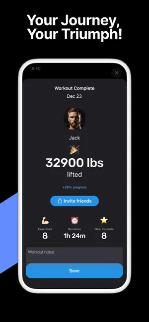 ‎Fitness AI Gym Workout Planner App screenshot 1
