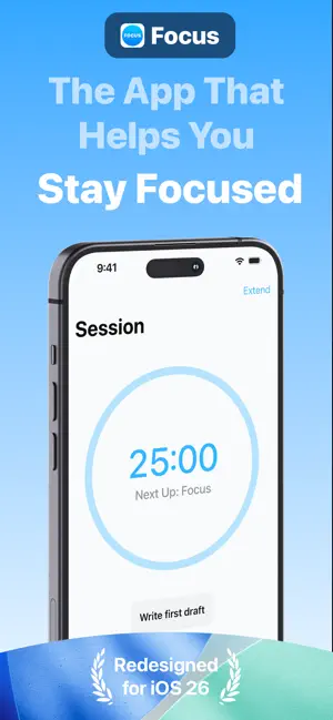 ‎Focus - Timer for Productivity App screenshot 1