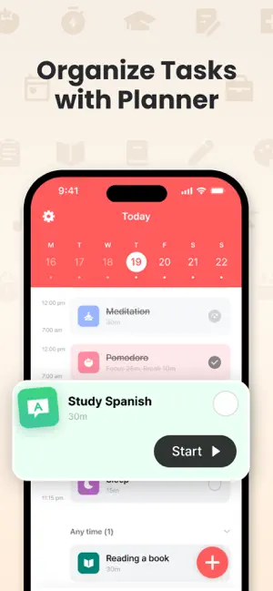 ‎Focus Keeper - Pomodoro Timer App screenshot 1