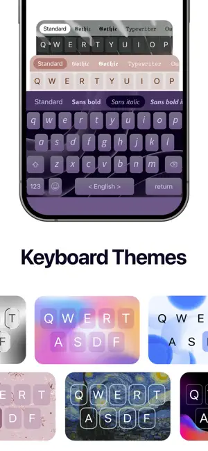 ‎Fonts Art: Keyboard for iPhone App screenshot 1
