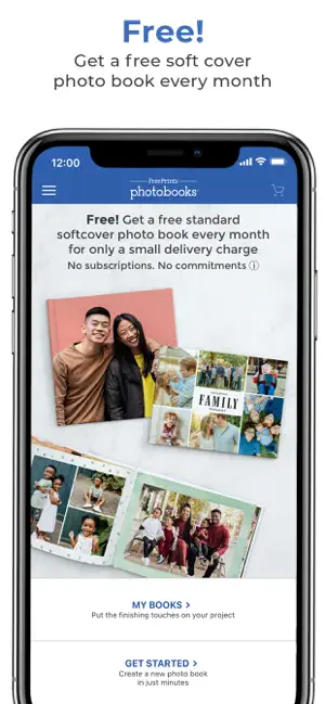 ‎FreePrints Photobooks App screenshot 1