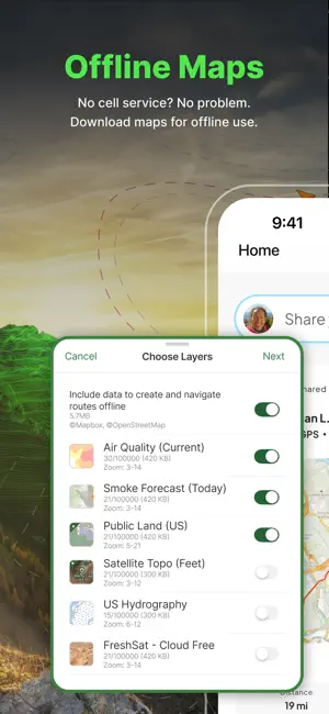 ‎Gaia GPS: Mobile Trail Maps App screenshot 1