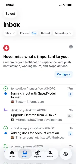 ‎GitHub App screenshot 1