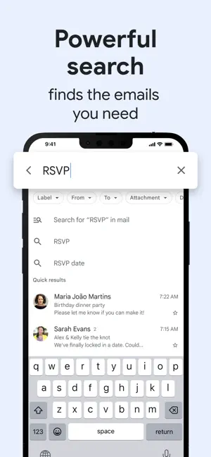 ‎Gmail - Email by Google App screenshot 1