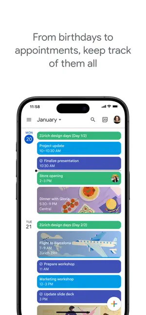 ‎Google Calendar: Get Organized App screenshot 1