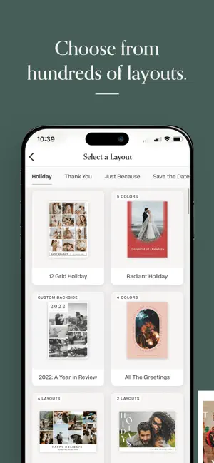 ‎Greetings: Custom Photo Cards App screenshot 1