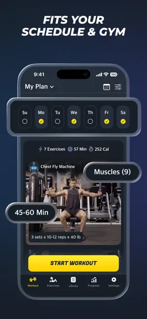 ‎Gymverse: Gym Workout Planner App screenshot 1