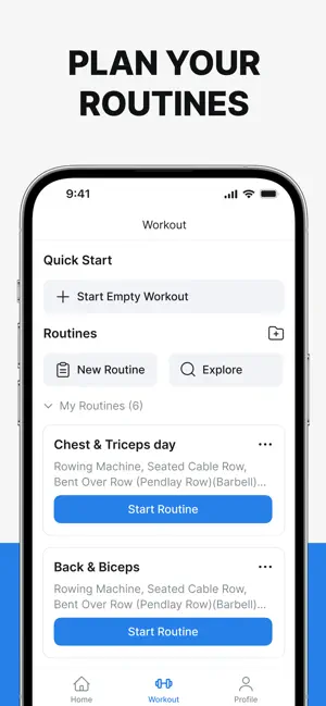 ‎Hevy - Workout Tracker Gym Log App screenshot 1