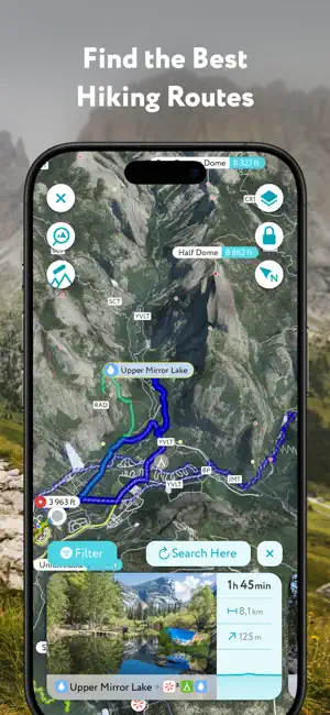 ‎Hiking Maps - PeakVisor App screenshot 1