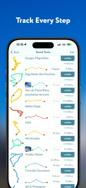 ‎Hiking Maps - PeakVisor App screenshot 1
