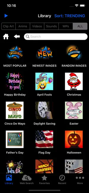 ‎Holiday Greetings - Animations App screenshot 1