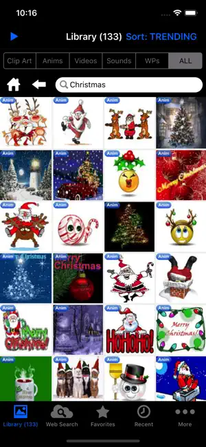 ‎Holiday Greetings - Animations App screenshot 1