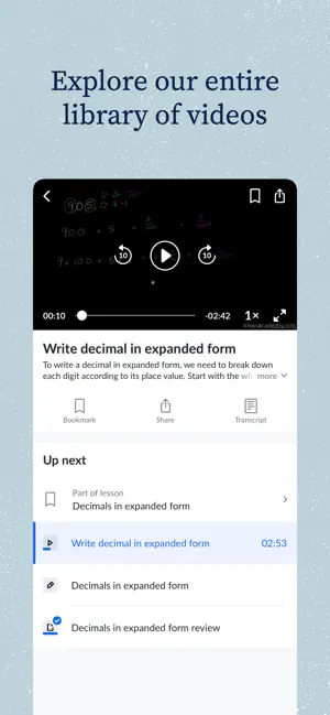 ‎Khan Academy App screenshot 1