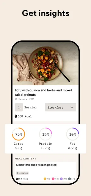 ‎Lifesum: AI Calorie Counter App screenshot 1
