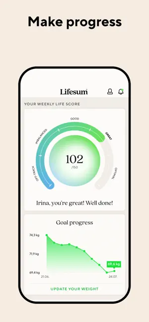 ‎Lifesum: AI Calorie Counter App screenshot 1
