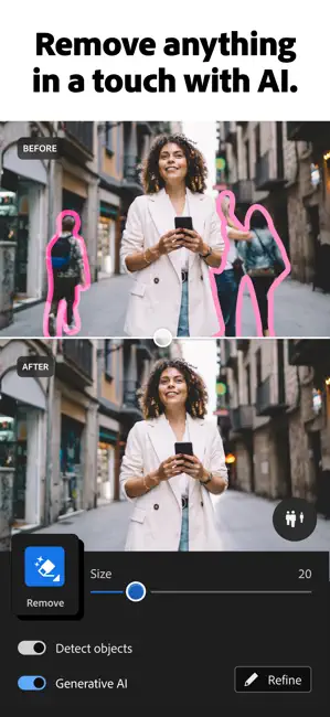 ‎Lightroom AI Photo Editor App screenshot 1
