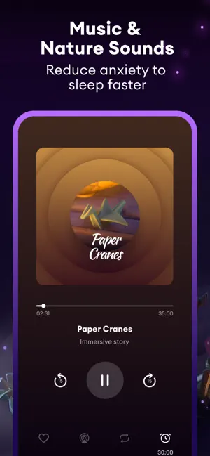 ‎Loóna: Sleep, reduce anxiety App screenshot 1