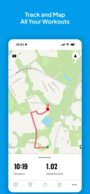 ‎Map My Run GPS Running Tracker App screenshot 1