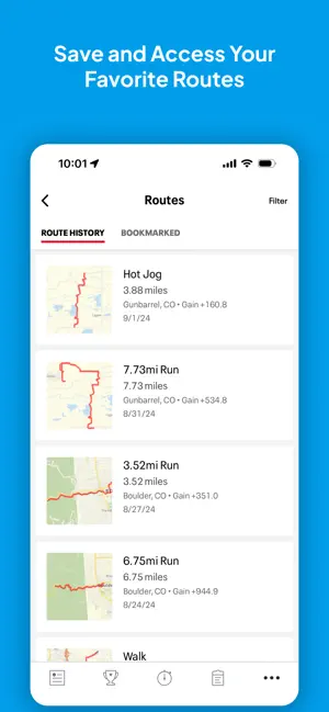 ‎Map My Run GPS Running Tracker App screenshot 1
