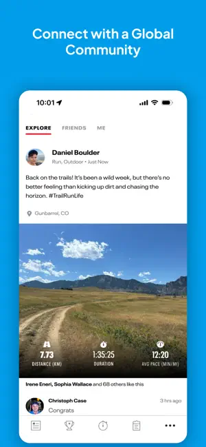 ‎Map My Run GPS Running Tracker App screenshot 1