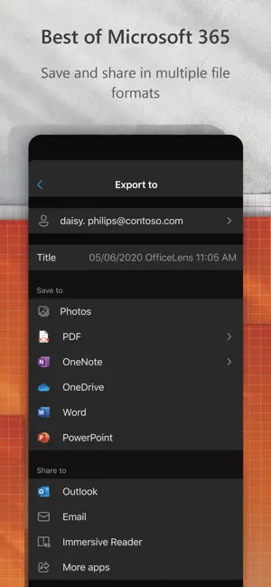 ‎Microsoft Lens: PDF Scanner App screenshot 1