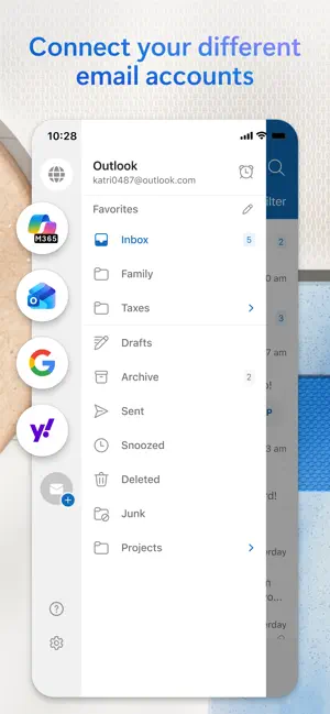 ‎Microsoft Outlook App screenshot 1