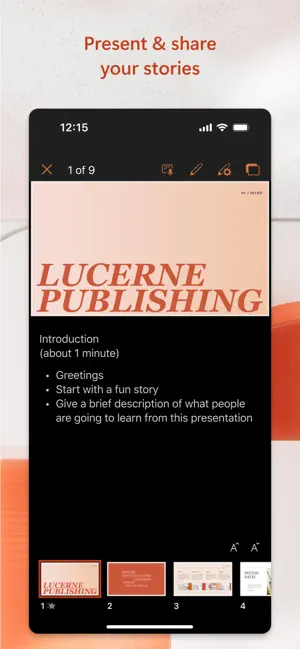 ‎Microsoft PowerPoint App screenshot 1