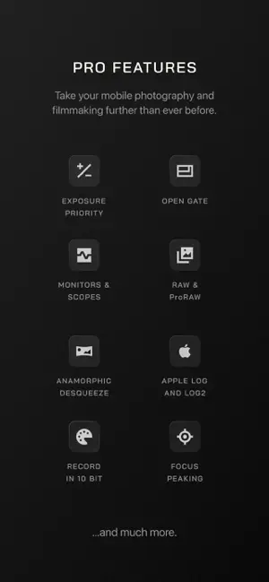 ‎Moment Pro Camera II App screenshot 1
