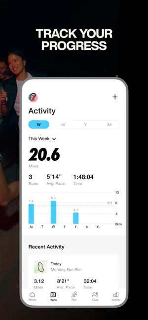 ‎Nike Run Club: Running Coach App screenshot 1