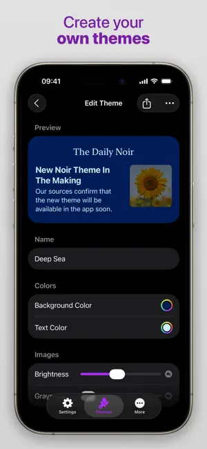 ‎Noir - Dark Mode for Safari App screenshot 1