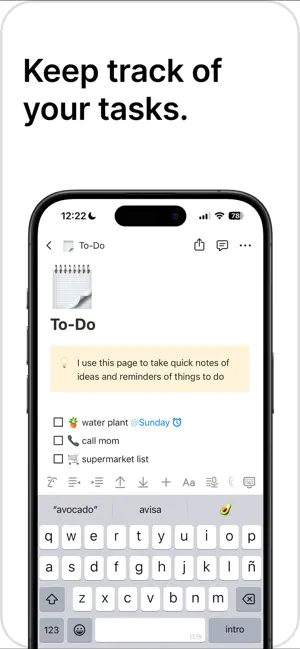 ‎Notion: Notes, Tasks, AI App screenshot 1