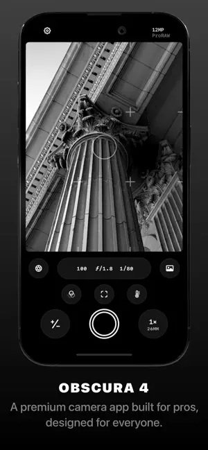 ‎Obscura — Pro Camera App screenshot 1