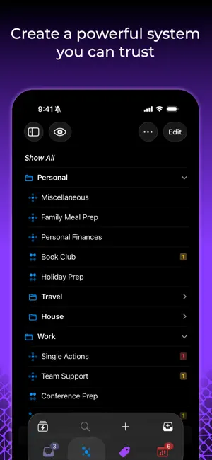 ‎OmniFocus 4 App screenshot 1