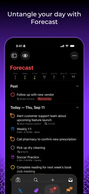 ‎OmniFocus 4 App screenshot 1