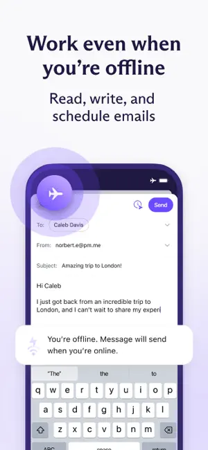 ‎Proton Mail - Encrypted Email App screenshot 1