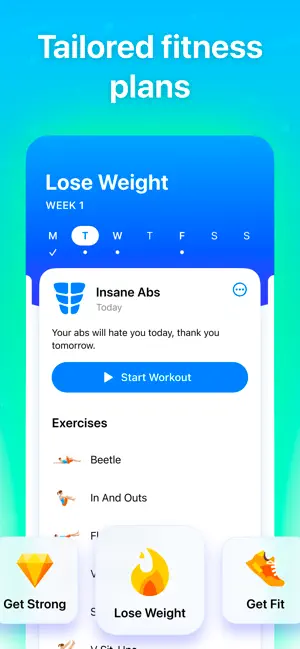 ‎Seven: HIIT 7 Minute Workout App screenshot 1
