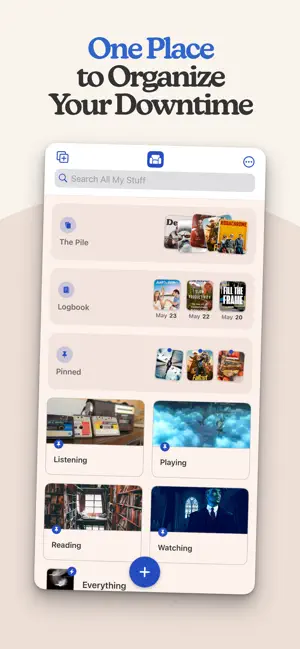 ‎Sofa: Downtime Organizer App screenshot 1